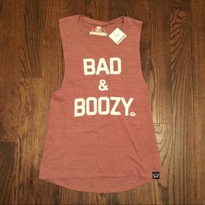 NWT ‘Bad & Boozy’ Glory Daze Apparel Small